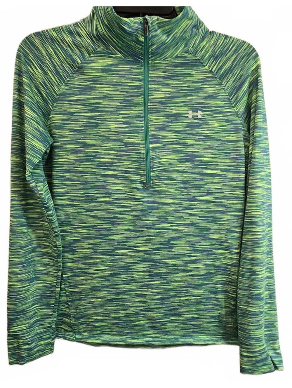 Under Armour Women's Semi-Fitted Half-Zip Pullover Top Medium